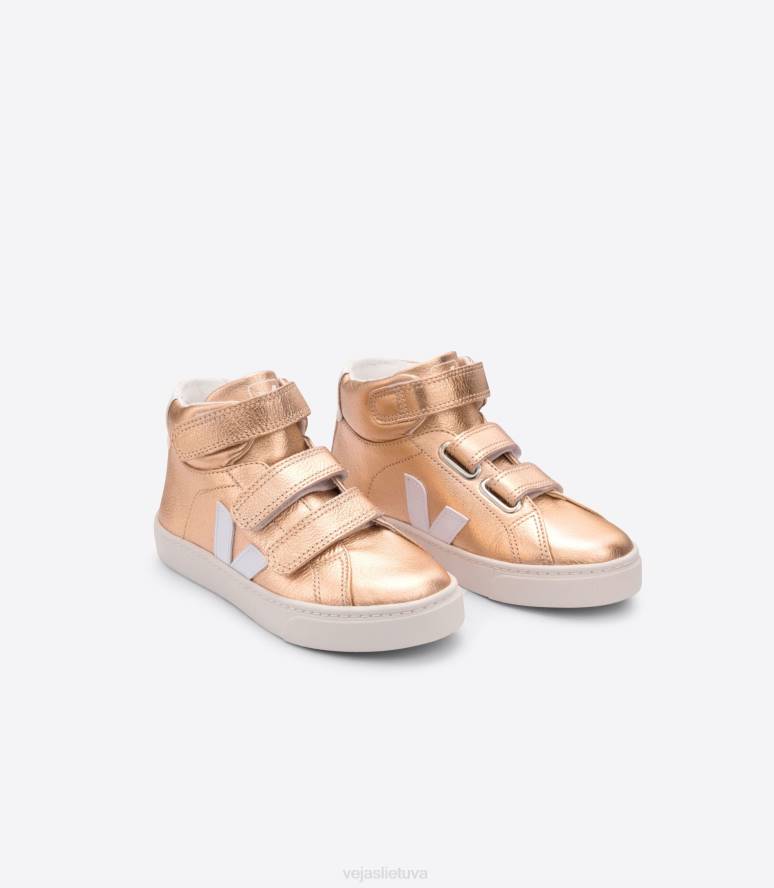 avalynė Veja esplar mid be chromo oda venus balta vaikai F4NX314