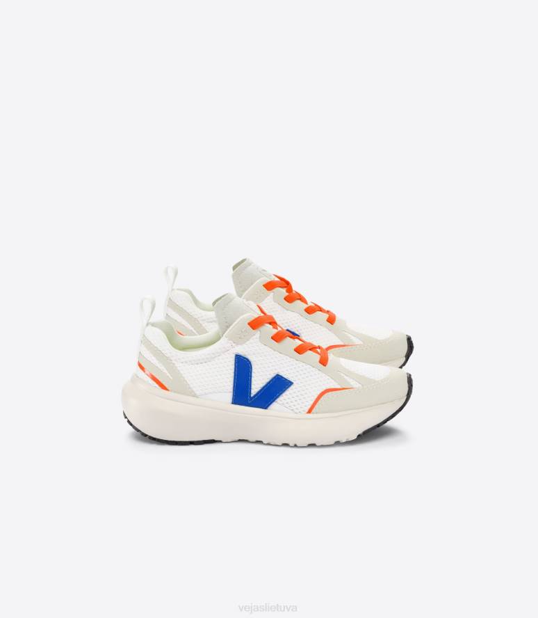 avalynė Veja kanarėlių elastiniai raišteliai alveomesh baltas indigo vaikai F4NX377