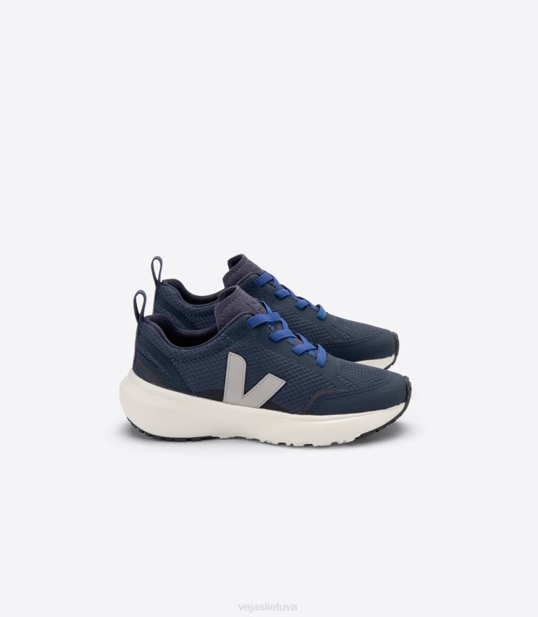 avalynė Veja kanarėlių elastiniai raišteliai alveomesh nautico oxford pilka vaikai F4NX384