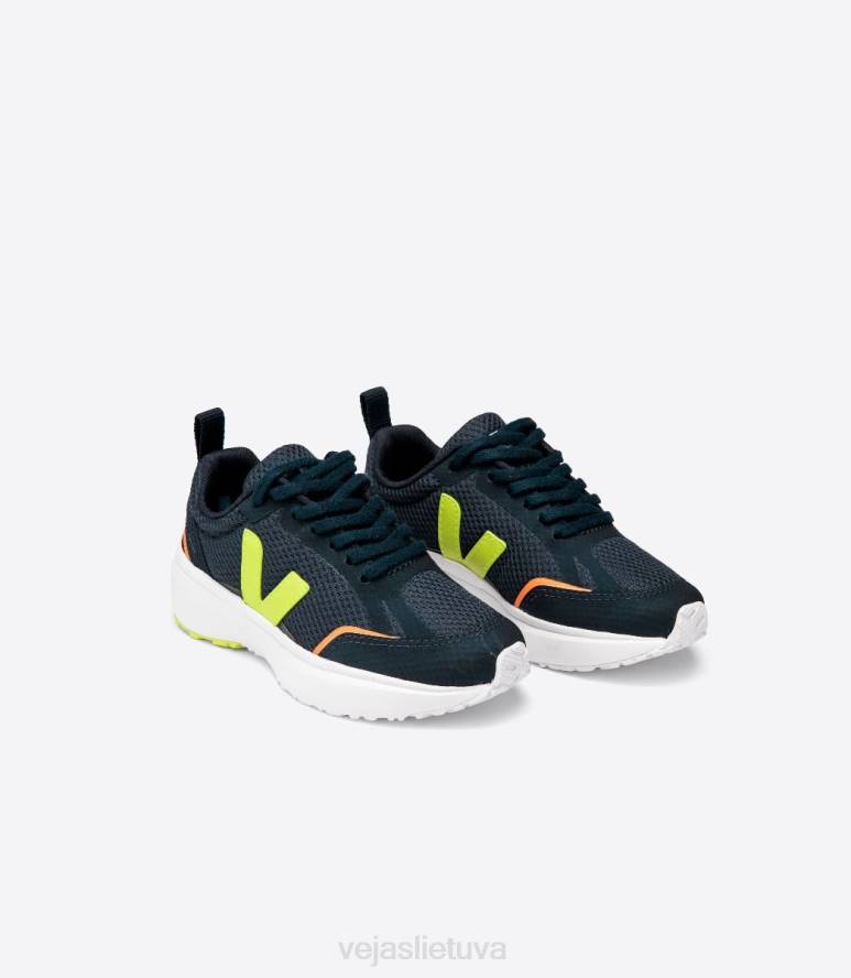 avalynė Veja kanarėlių raišteliai alveomesh nautico jaune fluo vaikai F4NX389