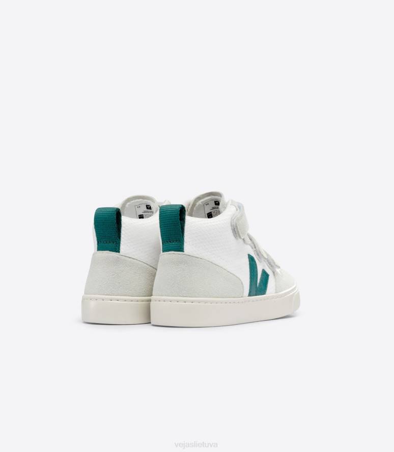 avalynė Veja v-10 mid b-mesh white Bretany vaikai F4NX344
