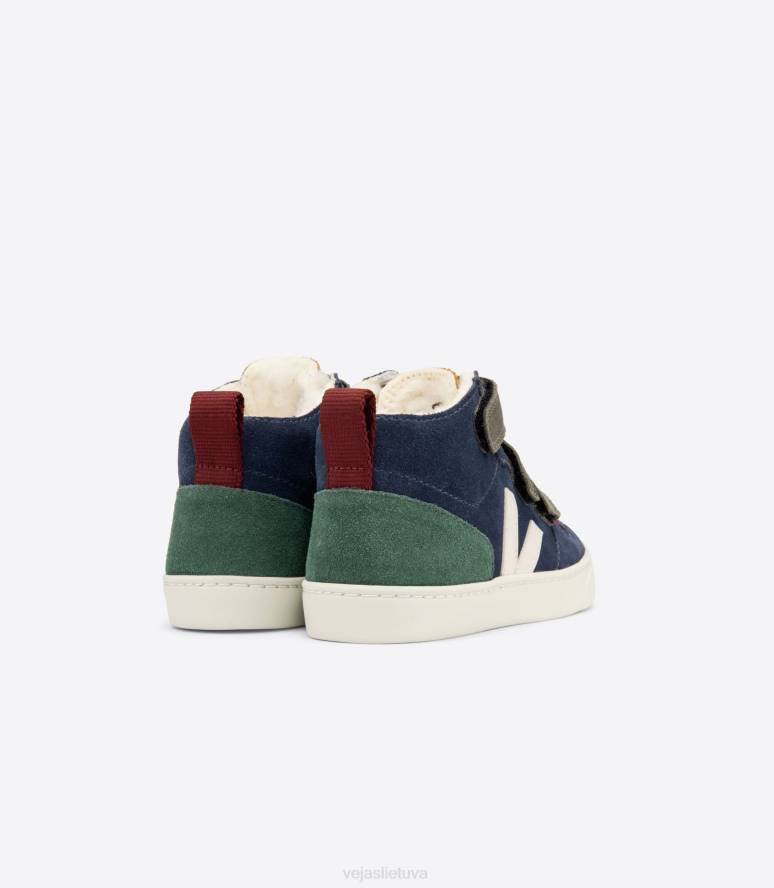 avalynė Veja v-10 mid fured suede multico nautico cyprus vaikai F4NX352