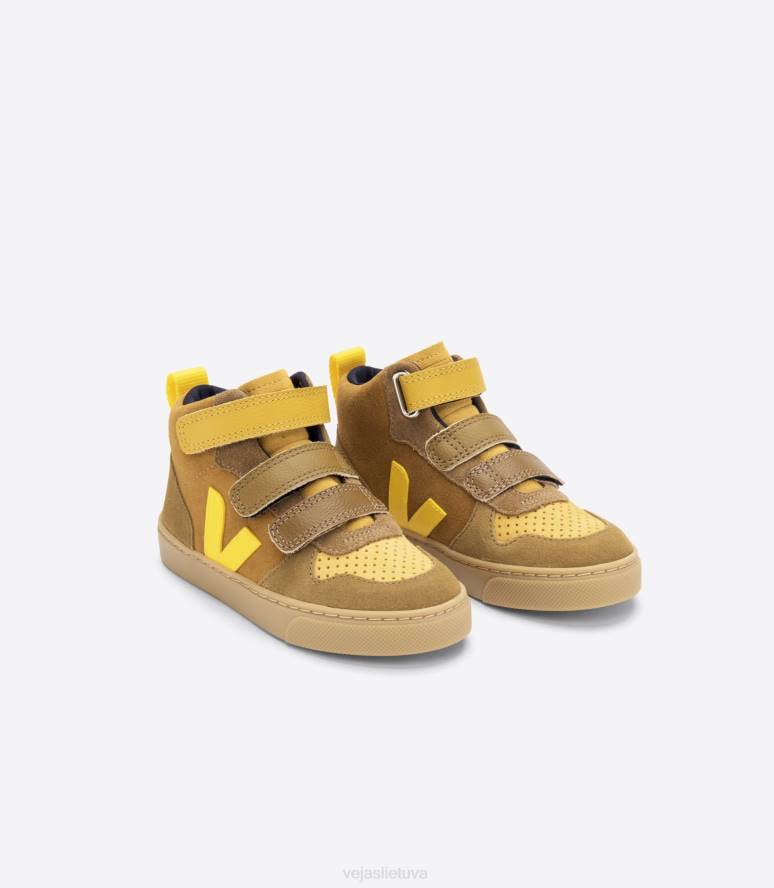 avalynė Veja v-10 mid suede multico kupranugarių tonikas vaikai F4NX345