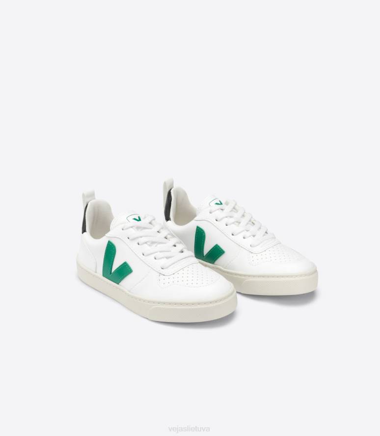 avalynė Veja v-10 raišteliai cwl white emeraude juoda vaikai F4NX368