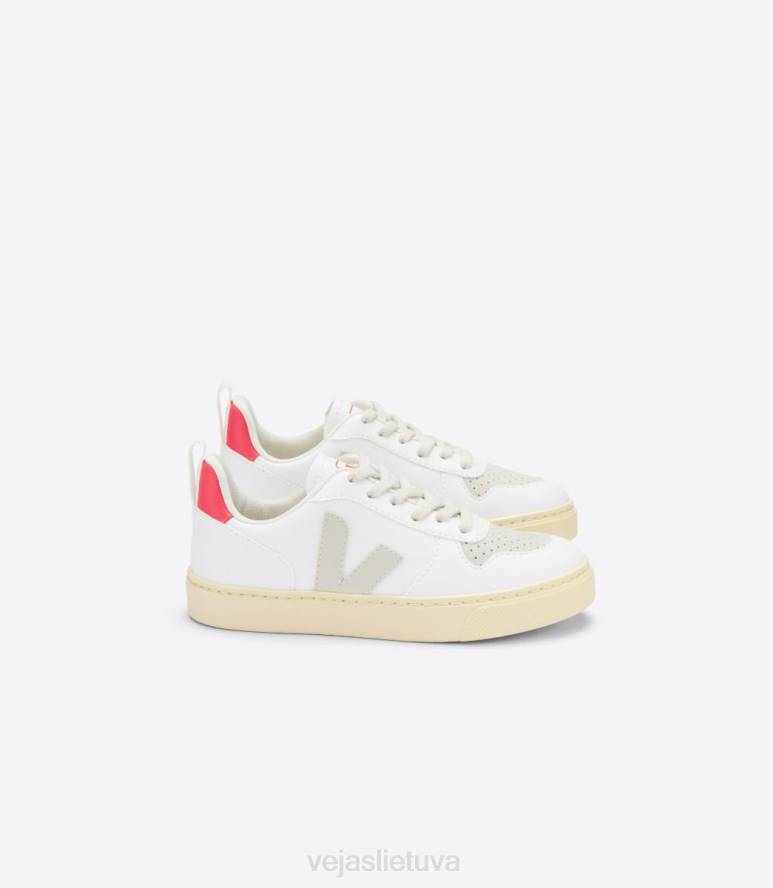 avalynė Veja v-10 raišteliai cwl white pierre rose fluo vaikai F4NX367