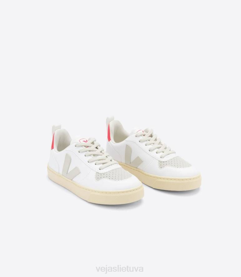 avalynė Veja v-10 raišteliai cwl white pierre rose fluo vaikai F4NX367