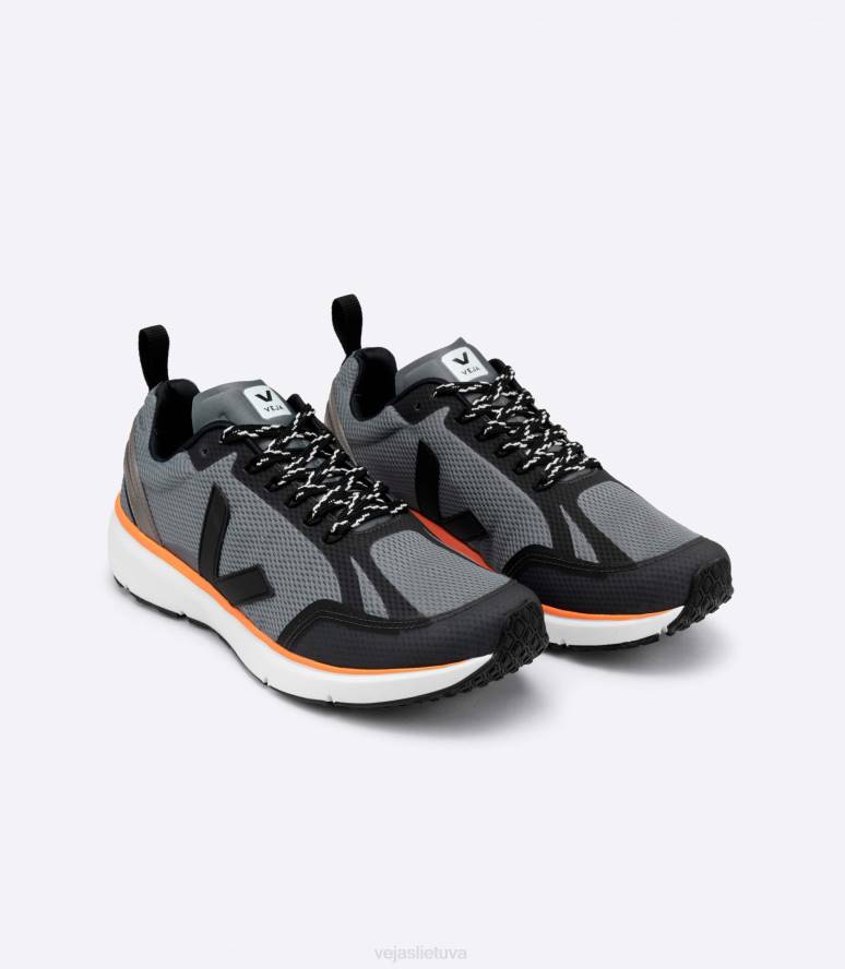 avalynė Veja condor 2 alveomesh betoninis juodas neoninis oranžinis vyrų F4NX195