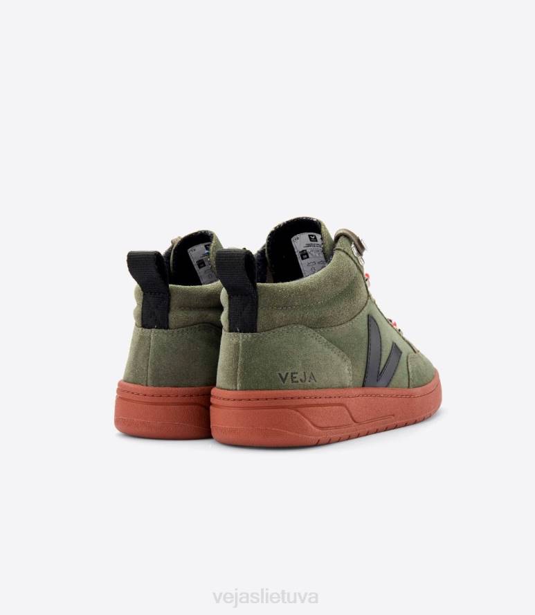 avalynė Veja Roraima suede alyvuogių juodos rūdžių padas vyrų F4NX120