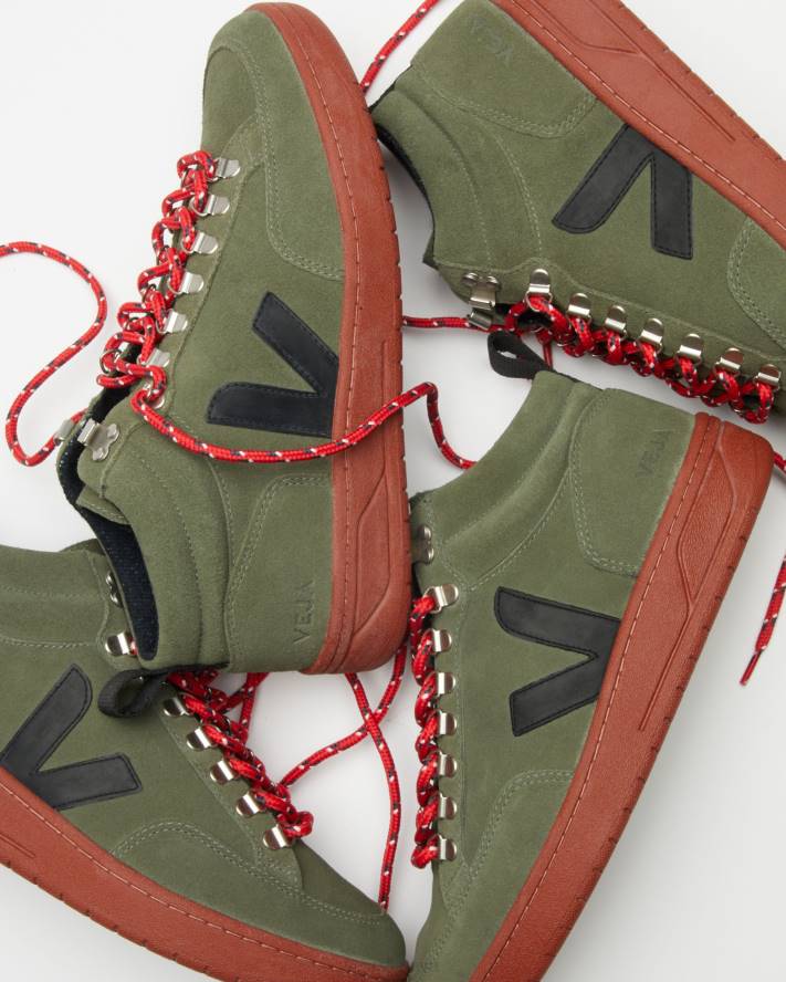 avalynė Veja Roraima suede alyvuogių juodos rūdžių padas vyrų F4NX120