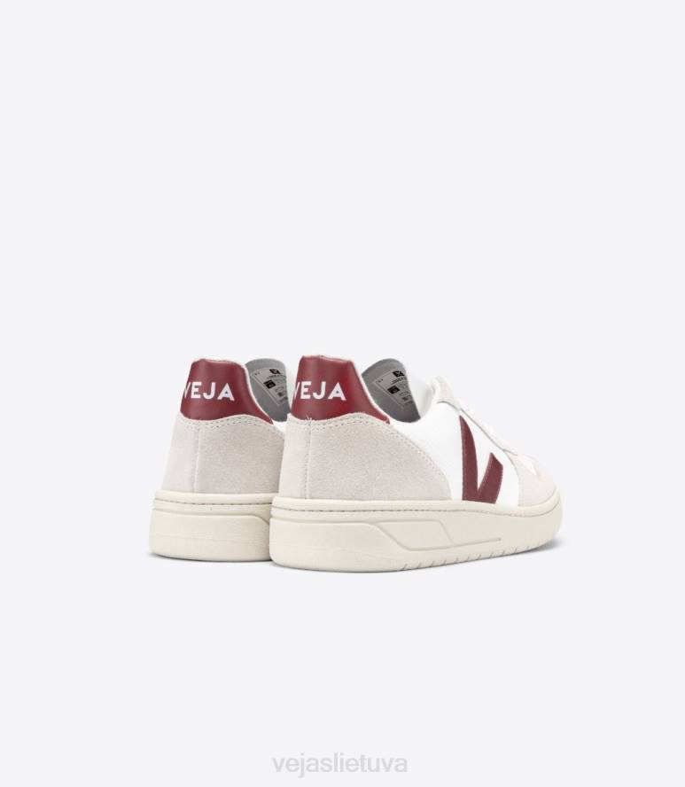 avalynė Veja v-10 b tinklelio balta natūrali marsala vyrų F4NX57