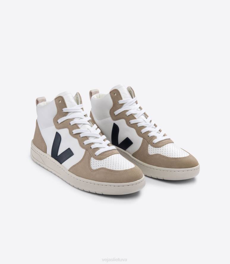 avalynė Veja v-15 bechromo odinė balta nautico sahara vyrų F4NX79